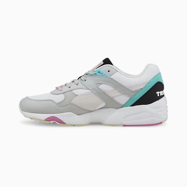 R698 "Reverse Classics" Sneakers, Harbor Mist-Puma White-Puma Black, extralarge